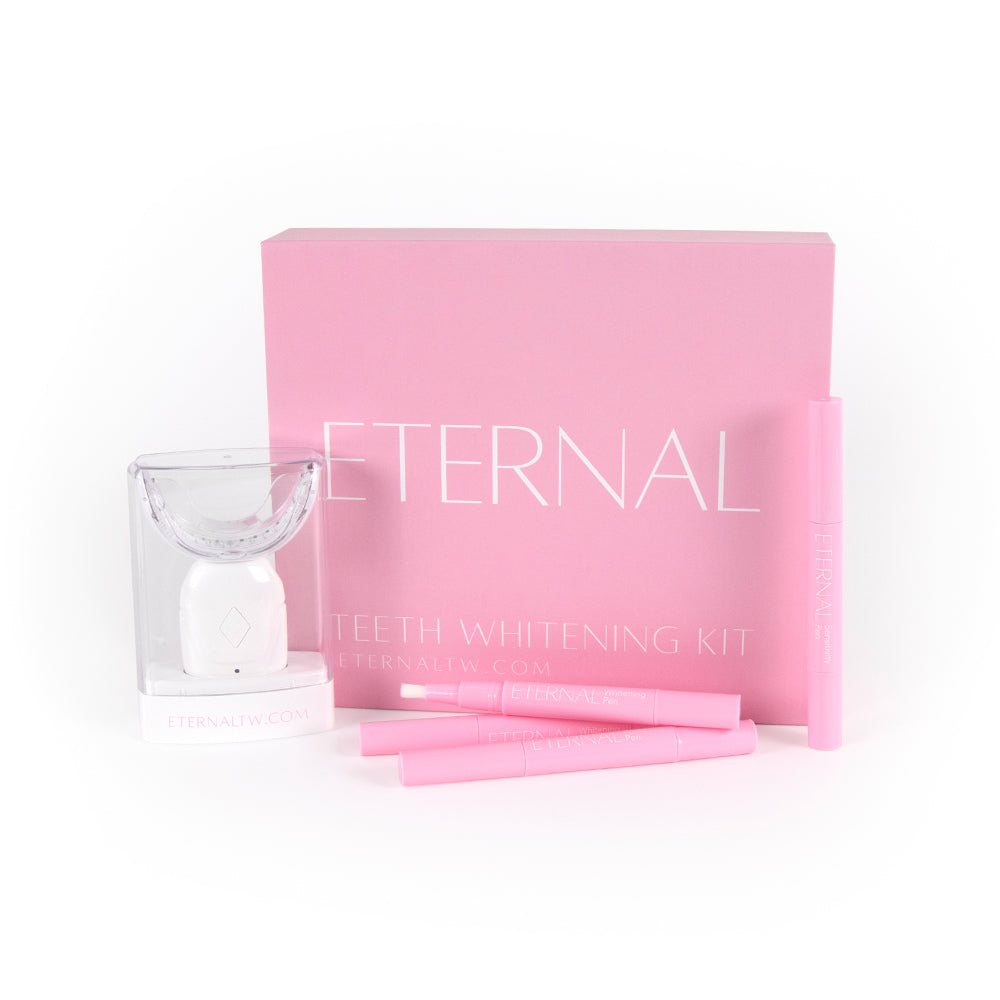 ETERNAL TEETH WHITENING KIT  Our all-in-one home teeth whitening kit has everything you need to brighten your smile. As a busy mom, Tamara Weatherbee developed this system so that anyone whiten their teeth from home with just a few minutes a day!
