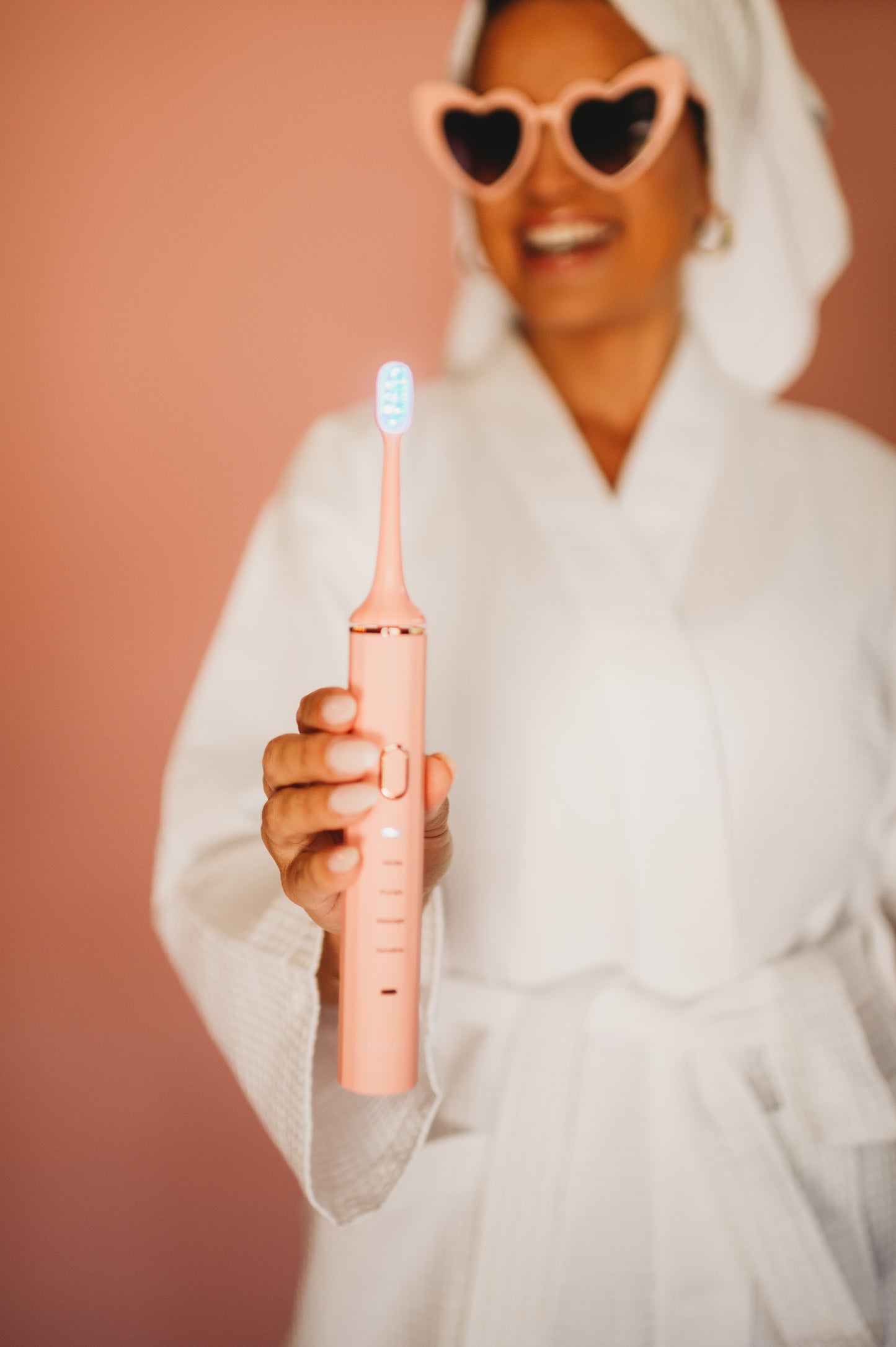 Pink LED Toothbrush Replacement Head