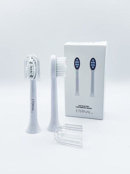 White LED Toothbrush Replacement Heads